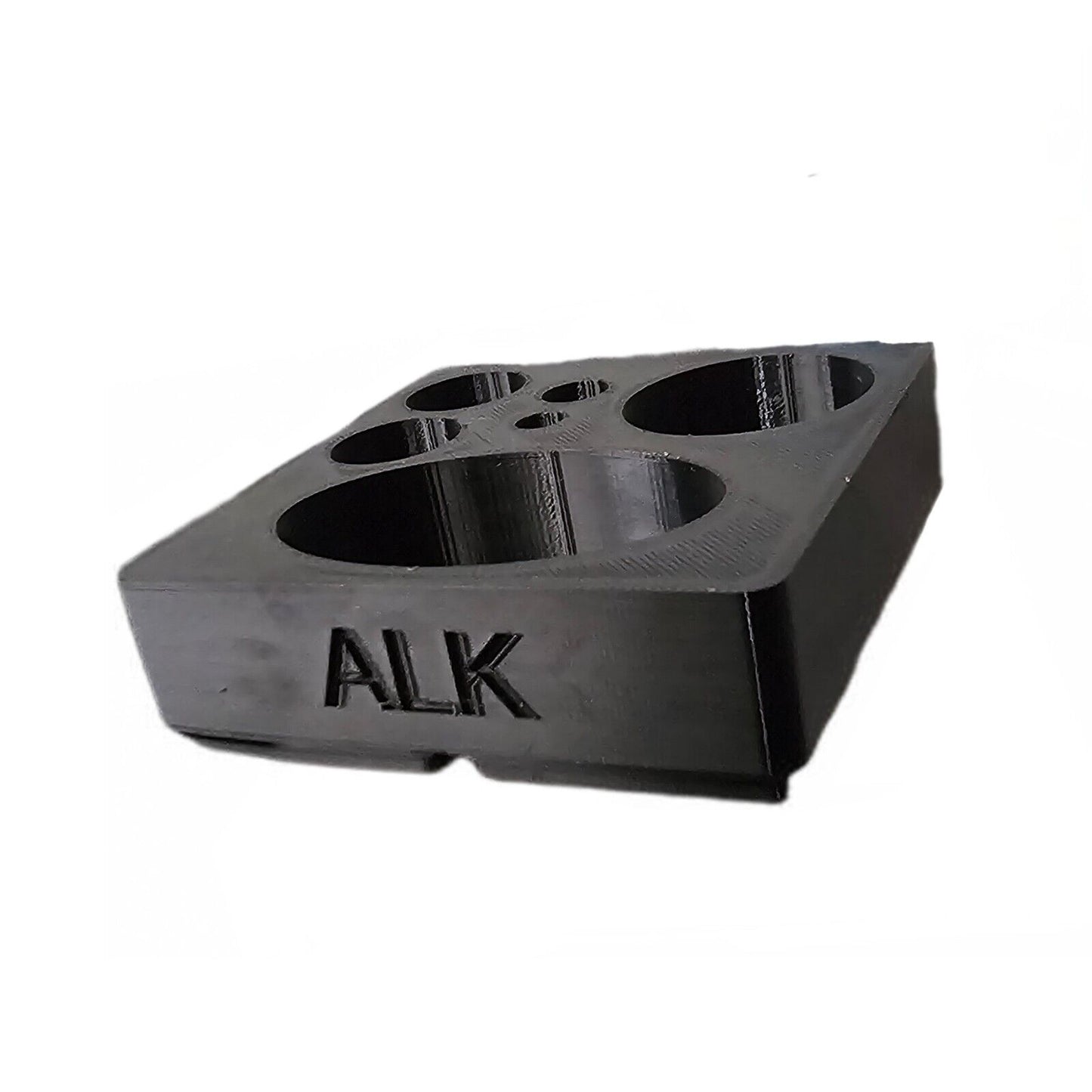 Reef Dealer 3D-Printed Hanna Alkalinity Checker Organizer – Black PETG, 100% Reef-Safe
